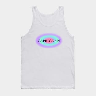 Glowing Aura Capricorn Zodiac Sign Tank Top